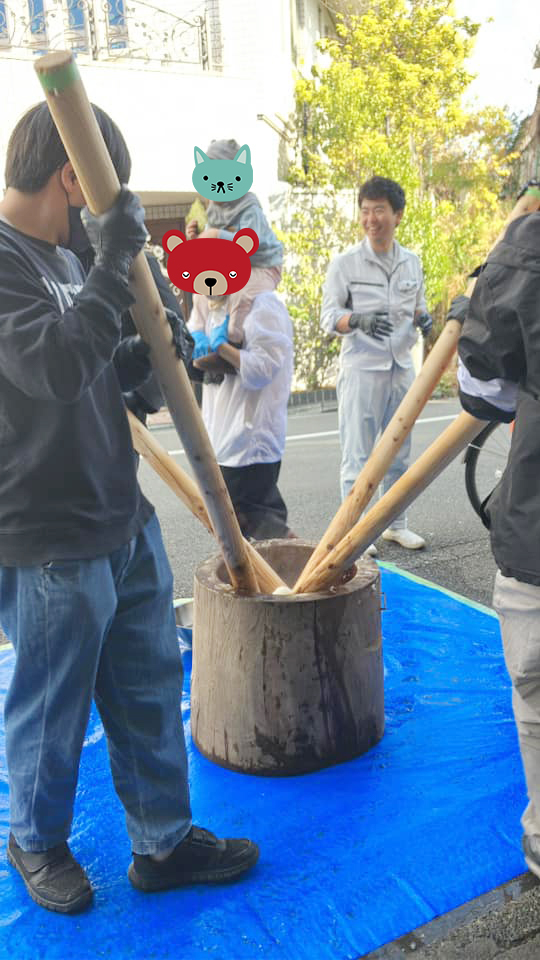 餅つき